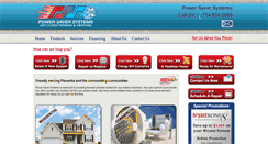 Desktop Screenshot of powersaversystems.com